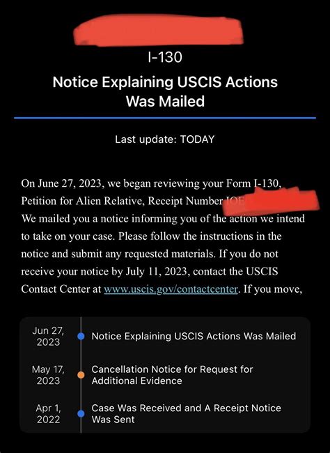 For each kind of I-797, a unique form is generated. . 485 notice explaining uscis actions was mailed